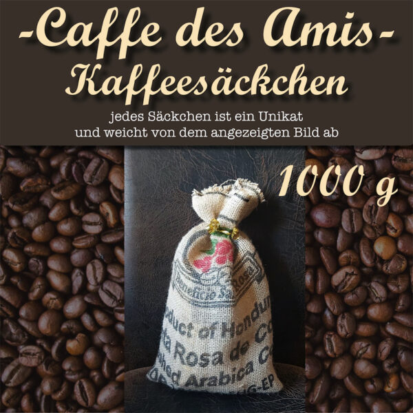 Kaffee im Kaffeesäckchen - 1000g Röstkaffee